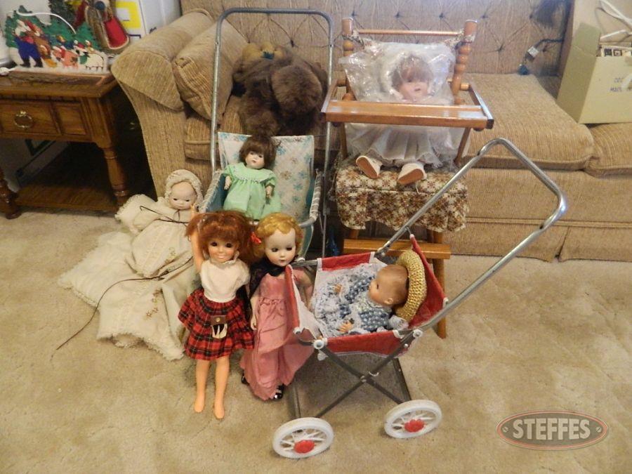 (2)-Doll-Strollers--Dolls--and-High-Chair_2.jpg
