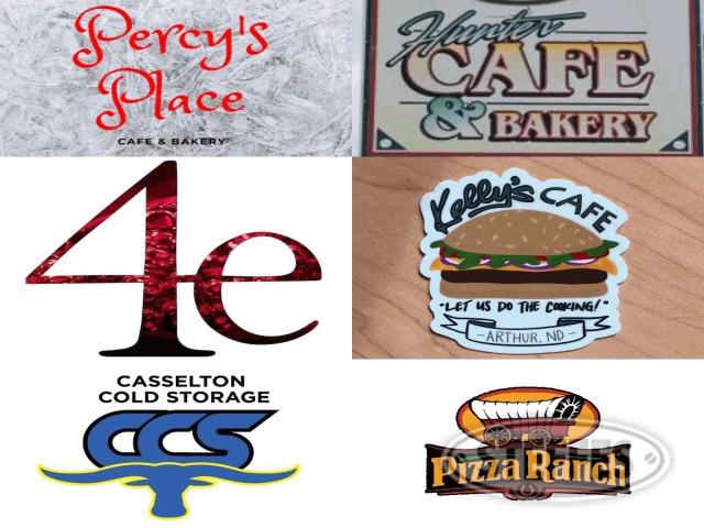 Cass County Tour, Includes: $50 gift cards to Percy's Place, Hunter Café & Bakery, Kelly's Café, & The Pizza Ranch, 
