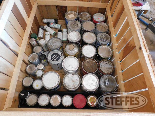 Pallet Box of Misc Partial Paint Cans