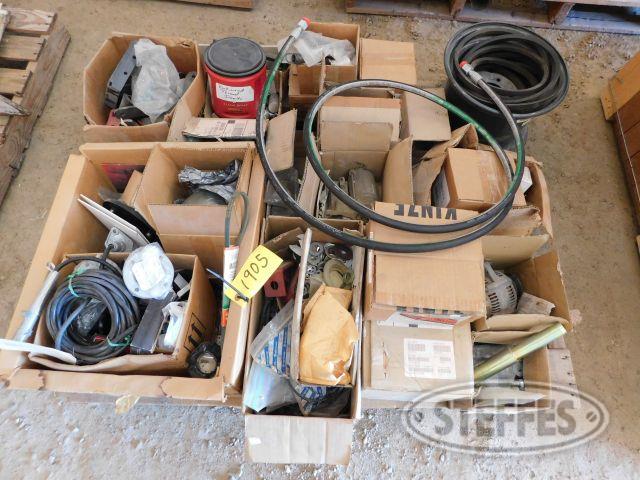 Pallet of Misc Lawn Mower Parts, Starters, Cords,