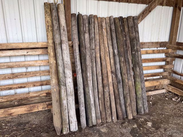 Assorted wood posts