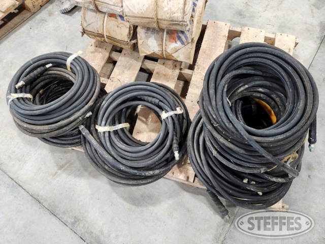 Large assortment of pressure washer hoses, 3/8"