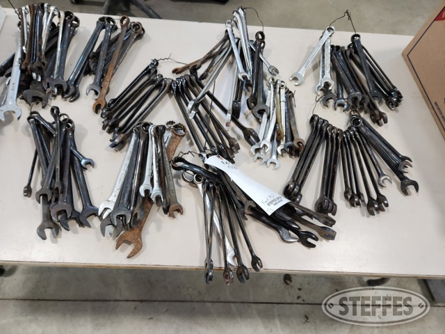 Asst. SAE wrenches, various sizes