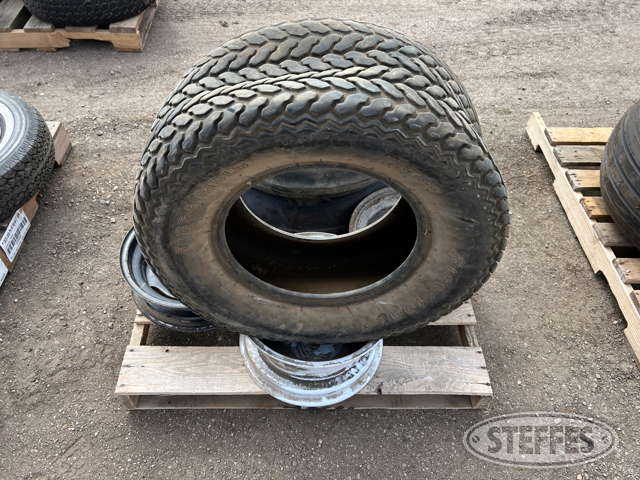 (2) 6.5-16 single rib tires