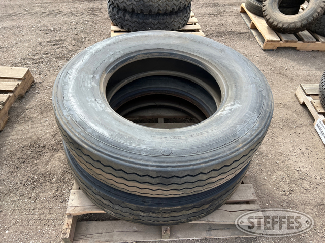 (2) Michelin 11R24.5 tires
