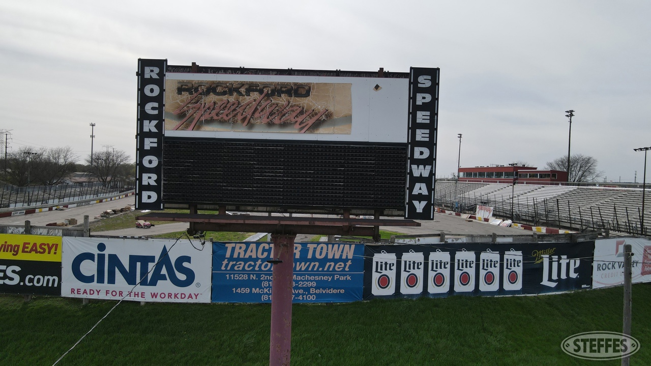 Rockford Speedway & Hard Rock Casino Sign