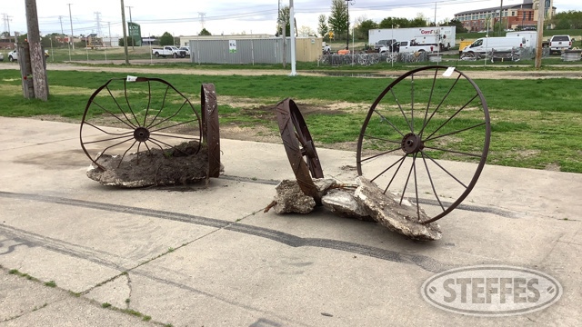(4) Antique Wheels