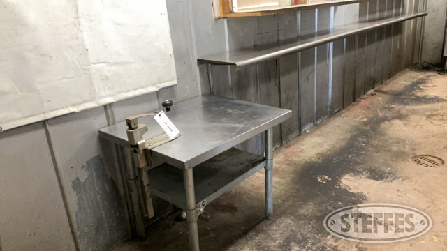 Stainless Steel Table and Shelf