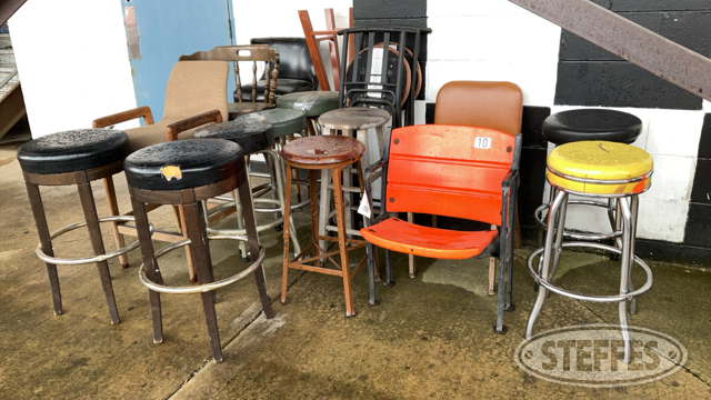 Assorted Stool and Chairs
