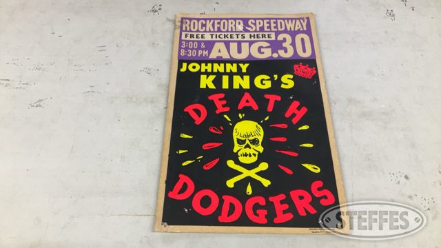 Johnny King’s Death Dodgers Poster