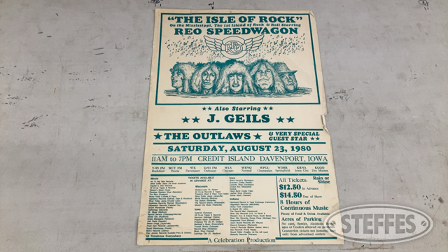 The Isle Of Rock Concert Poster
