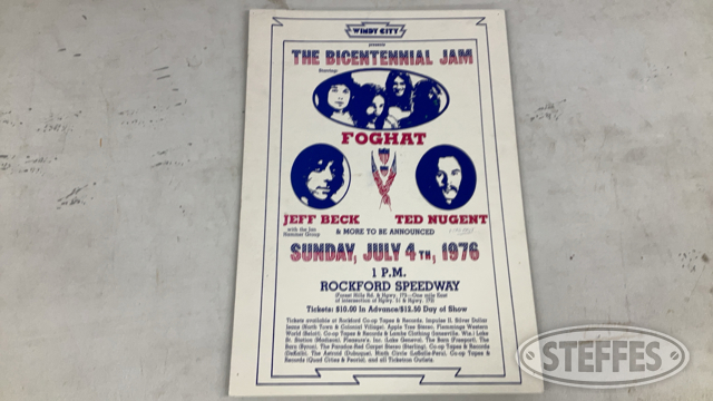 The Bicentennial Jam Concert Poster