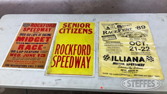 (3) Race Posters