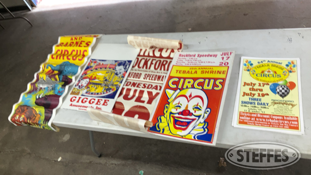 (5) Circus Posters
