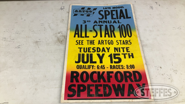 Late Model Race Poster