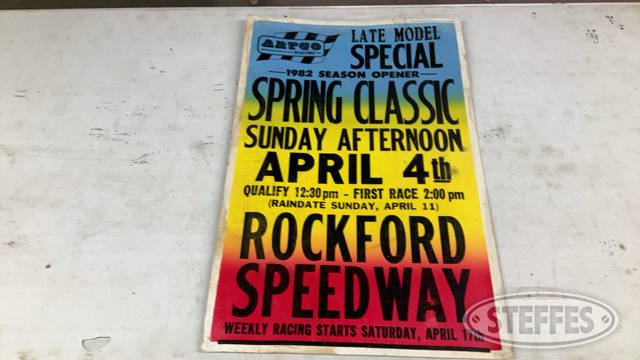 Late Model Race Poster