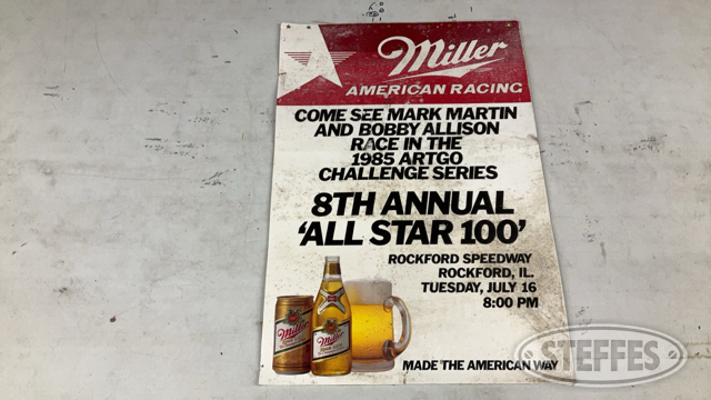 Miller Racing Poster