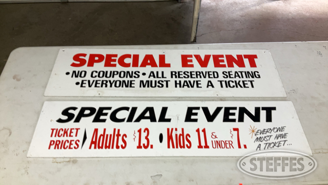 Special Event Signs