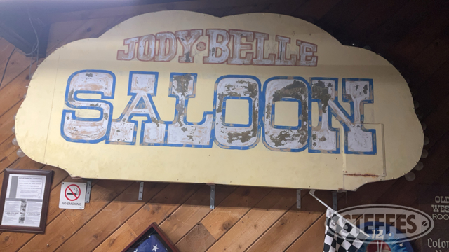 Jody Bell Saloon Sign