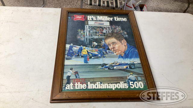 Miller Indy 500 Poster