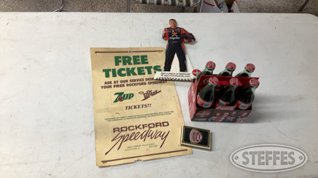 Rockford Speedway 50th Anniversary Coca-Cola Commemorative Bottles
