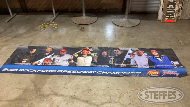 2021 Rockford Speedway Champions Banner