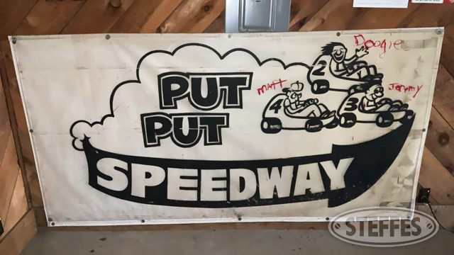 Put Put Speedway Banner