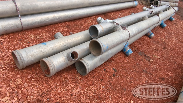 Asst. 8" aluminum pipe w/ manifold