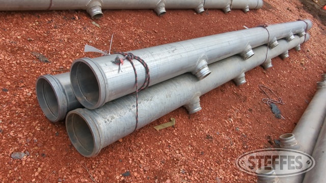 10"x20' aluminum pipe w/ manifold