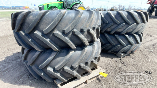 (4) Michelin 620/70R38 tires