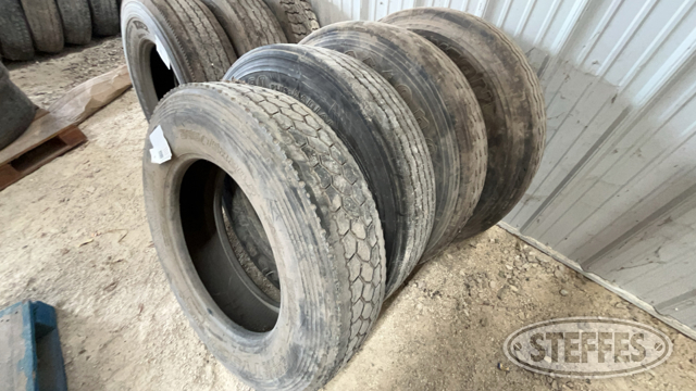 (4) 285/75R24.5 Tires