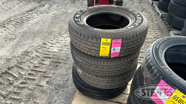 (4) 245/75R17 tires